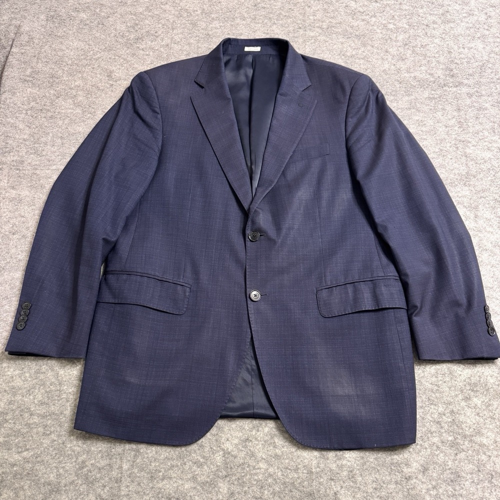 Peter‎ Millar Blazer Mens 42R Blue Wool 2 Button Sport Coat Jacket Career *